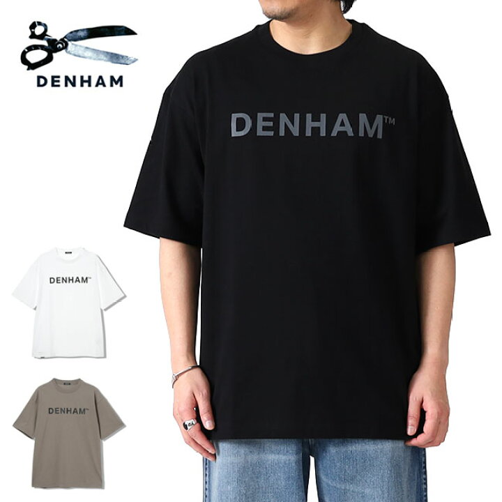 楽天市場】DENHAM デンハム ビッグロゴ オーバーサイズ Tシャツ 01-25