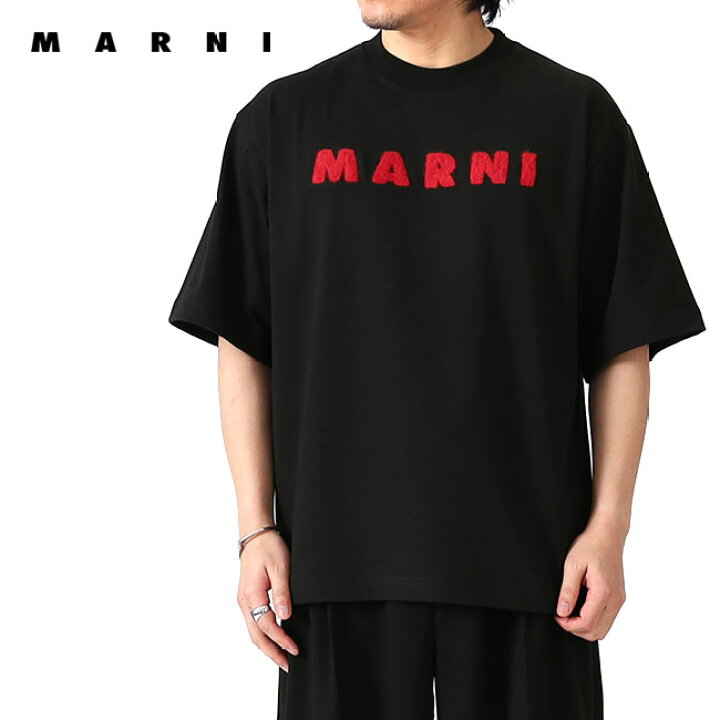 楽天市場】MARNI マルニ モヘアパッチ ロゴTシャツ HUMU0223S1 UTC406 