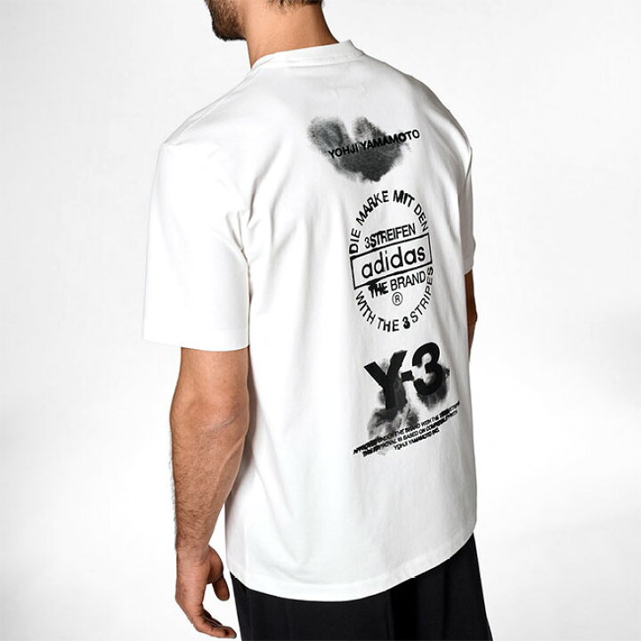 楽天市場】Y-3 ワイスリー グラフィック バックロゴ Tシャツ JZ0712 白 
