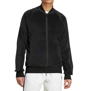 adidas originals アディダスオリジナルス アディカラー ベロア スーパースター トラックトップジャージ JX1559 黒 ブラック メンズ レディース