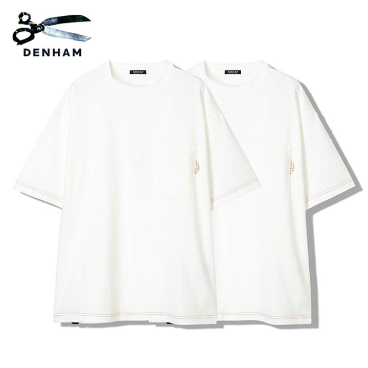 楽天市場】DENHAM デンハム 2枚パック 胸ポケット Tシャツ 01-25-08-52 
