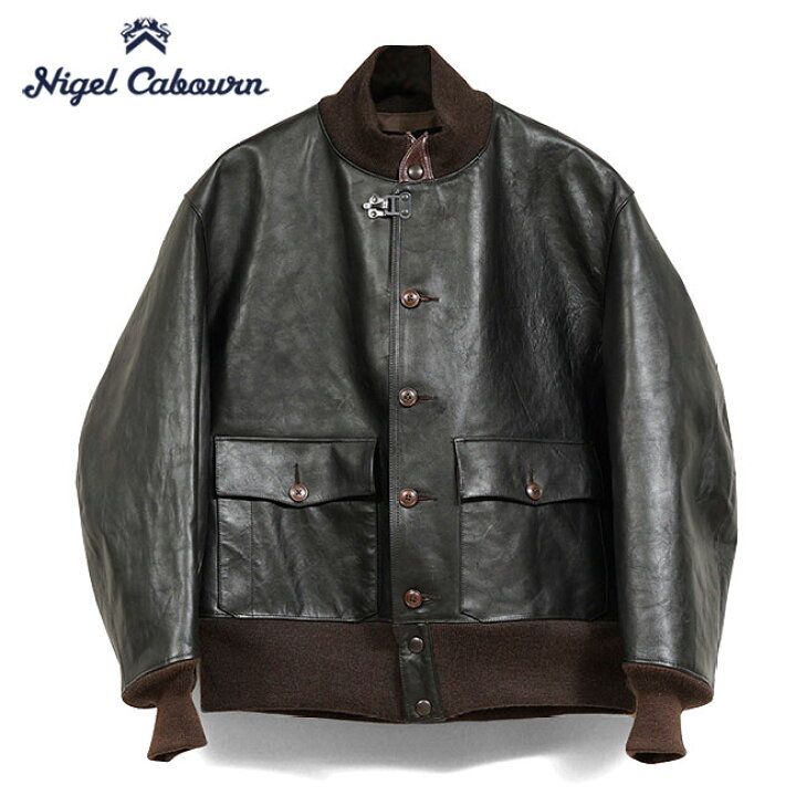 楽天市場】Nigel Cabourn ナイジェルケーボン A-1 ホースハイド レザー 