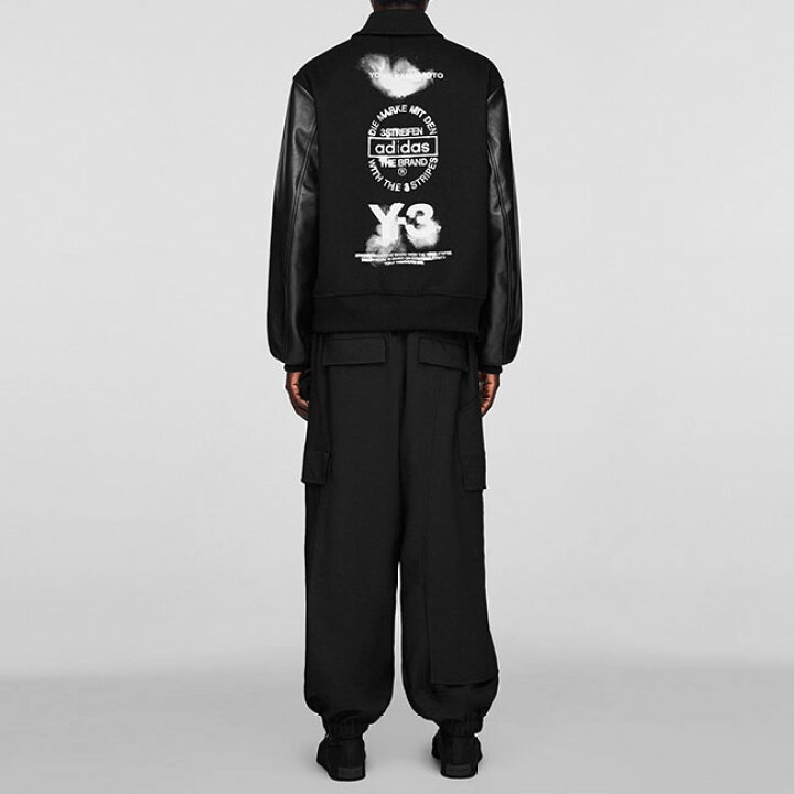 楽天市場】Y-3 ワイスリー レターマンジャケット JX7338 袖レザー 