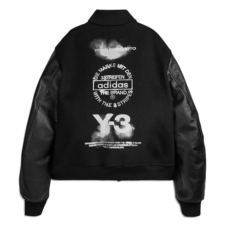 楽天市場】Y-3 ワイスリー レターマンジャケット JX7338 袖レザー 