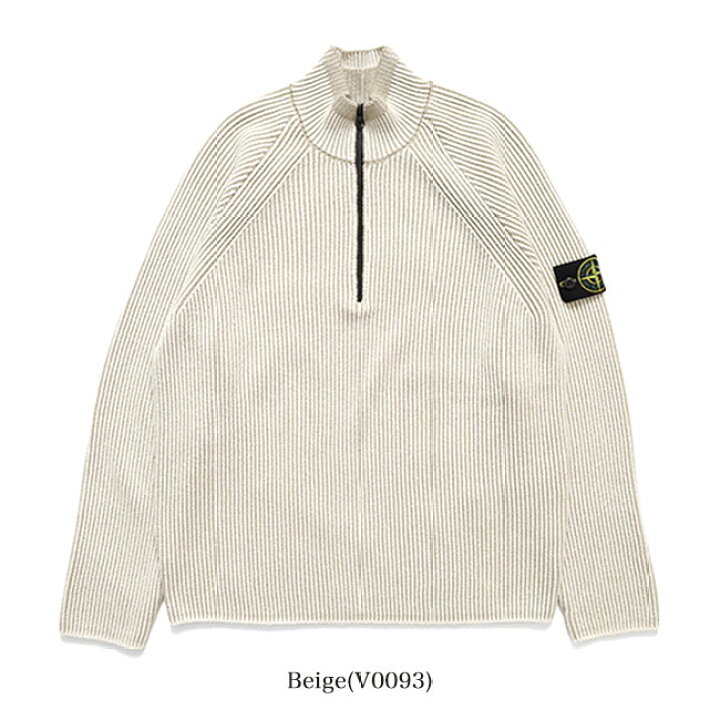 楽天市場】STONE ISLAND ストーンアイランド ハーフジップ ニット 