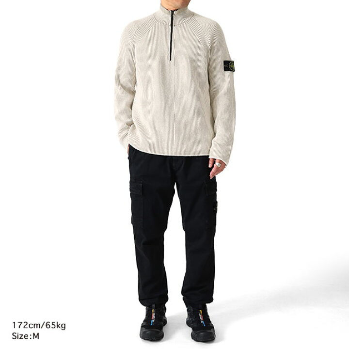 楽天市場】STONE ISLAND ストーンアイランド ハーフジップ ニット 