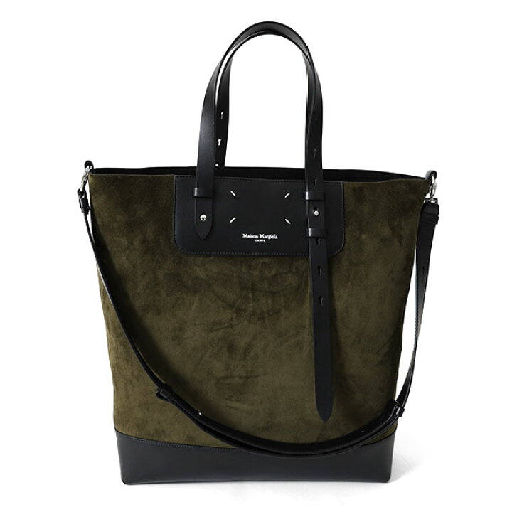 楽天市場】Maison Margiela メゾンマルジェラ スエード×レザー トート 