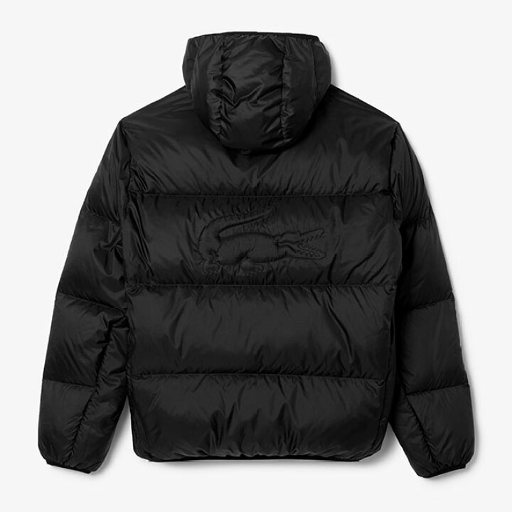 楽天市場】LACOSTE ラコステ 撥水 バックロゴ フード付き ダウン 
