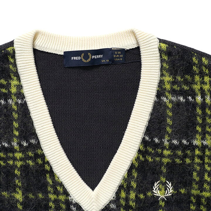楽天市場】Fred Perry フレッドペリー タータンチェック ジャガード柄 