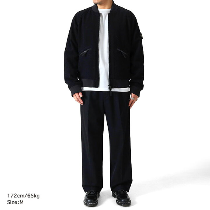 楽天市場】STONE ISLAND ストーンアイランド ボアフリース ウール 