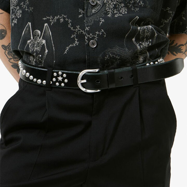 楽天市場】Our Legacy アワーレガシー STAR FALL BELT スタッズ レザー 
