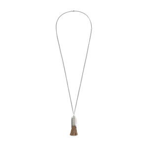 LEMAIRE �����[�� �p�[�\�i�� �u���V �l�b�N���X JW0081 LO036 �V���o�[ �����Y ���f�B�[�X �M�t�g �v���[���g **