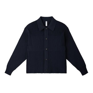 CFCL �V�[�G�t�V�[�G�� FLUTED SHIRT COLLAR BLOUSON �j�b�g �V���c�W���P�b�g CF012KC207 �� �l�C�r�[ �����V���c �����Y
