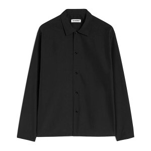 JIL SANDER �W���T���_�[ SHIRT 238 �v���[���V���c J22DL0395 J74276 001 �� �u���b�N �����V���c ���� �����Y