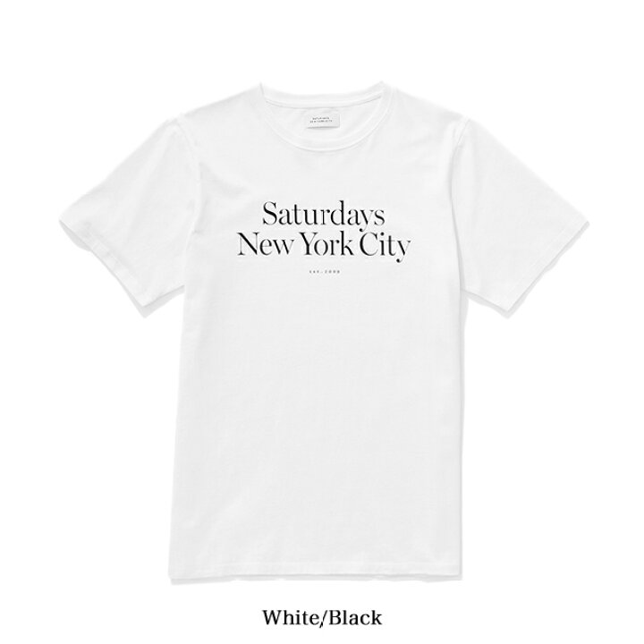 楽天市場】Saturdays NYC サタデーズ ニューヨークシティ ロゴTシャツ  
