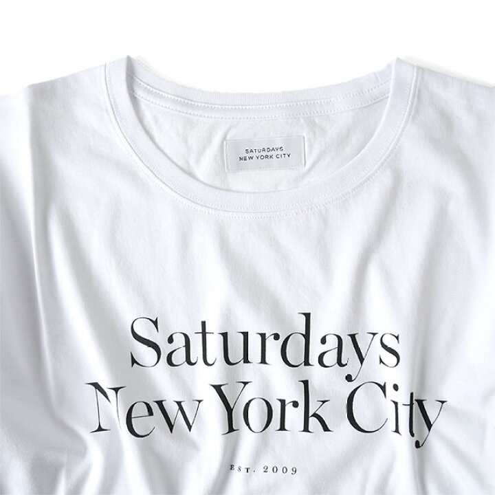 楽天市場】Saturdays NYC サタデーズ ニューヨークシティ ロゴTシャツ  