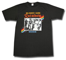 レインボー Tシャツ Rainbow Tシャツ ロックTシャツ バンドTシャツ メンズ レディース ディープ・パープル Deep Purple ビンテージ風