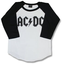 ACDC ラグランTシャツ AC/DC ラグランTシャツ エーシーディーシー メタルTシャツ ヘヴィメタルTシャツ 海外バンド ハードロック 七分袖 7分袖 tシャツ 激安 バンドTシャツ ロックTシャツ ラグラン ベースボールシャツ