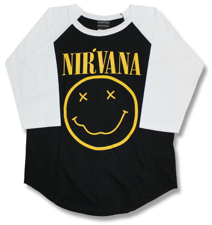 楽天市場】ニルバーナ NIRVANA ニルヴァーナ ラグラン Tシャツ 七分袖 