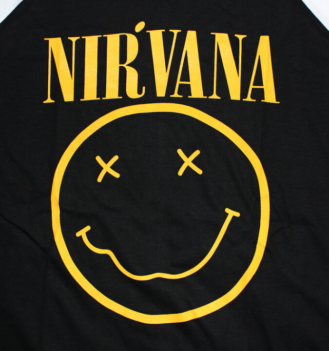 楽天市場】ニルバーナ NIRVANA ニルヴァーナ ラグラン Tシャツ 七分袖  