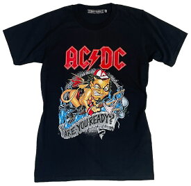 AC/DC Tシャツ ACDC Tシャツ エーシーディーシー Tシャツ バンドTシャツ ヘビーメタルTシャツ ロックTシャツ 海外バンド キッズ メンズ レディース Rock/band T-SHIRTS ロックファッション 半袖 ユニセックス