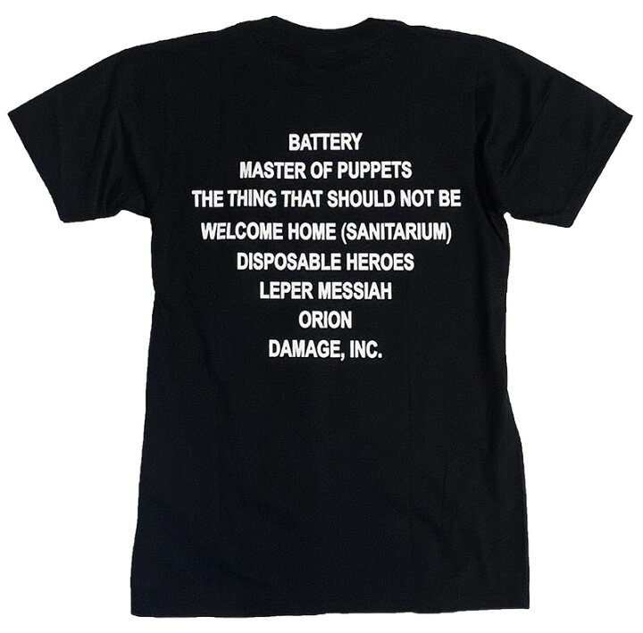 楽天市場】Metallica Tシャツ メタリカ Tシャツ バンドtシャツ ロックt 