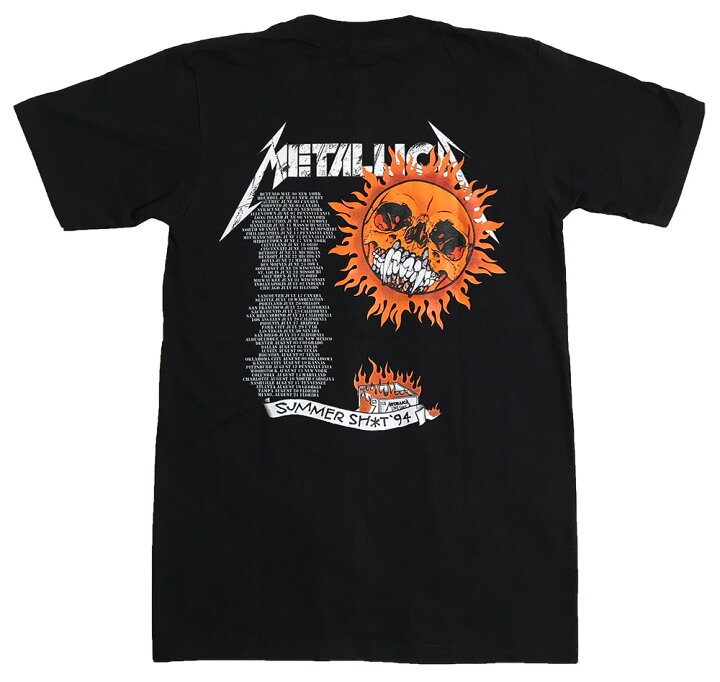 楽天市場】Metallica メタリカ Tシャツ ロックTシャツ バンド Tシャツ 