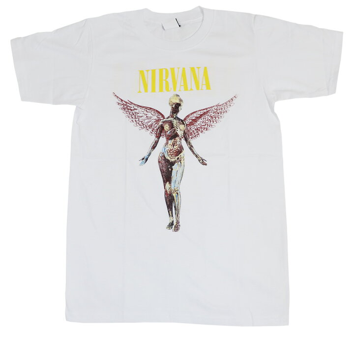 楽天市場】Nirvana Tシャツ In Utero ニルバーナ ニルヴァーナ バンド  