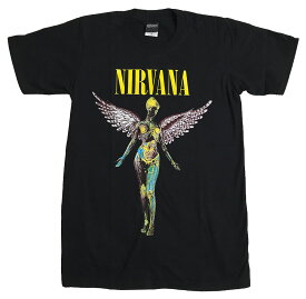 ニルバーナ ニルヴァーナ Nirvana Tシャツ In Utero バンド tシャツ ロック tシャツ バンドtシャツ ロックtシャツ ロックファッション ユニセックス MIU404 rock バンドt ロックt