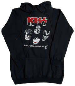 KISS パーカー キッス パーカー ロックパーカー バンド パーカー スウェット トレーナー rock プルオーバー band バンド ユニセックス パーカ フーディー フード プルパーカー