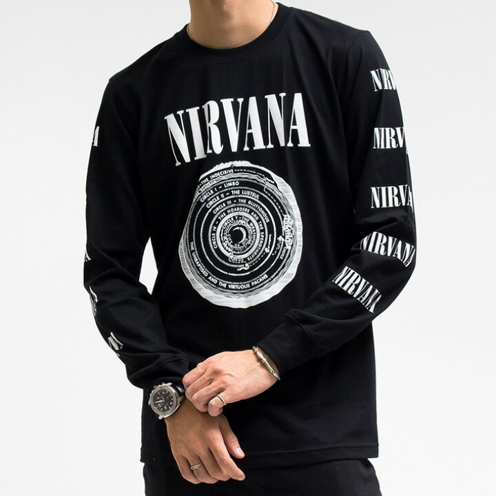 楽天市場】ニルヴァーナ Tシャツ 長袖 NIRVANA ニルバーナ ロンT  