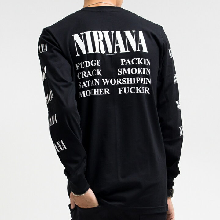 楽天市場】ニルヴァーナ Tシャツ 長袖 NIRVANA ニルバーナ ロンT 