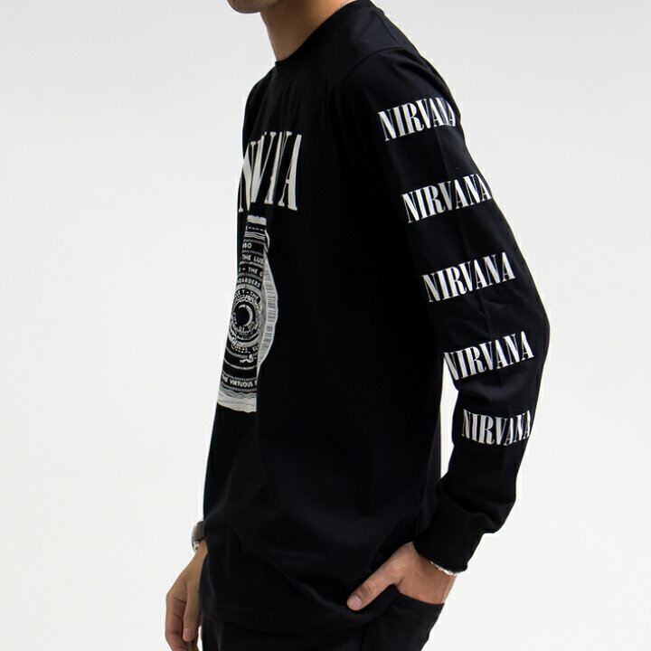 楽天市場】ニルヴァーナ Tシャツ 長袖 NIRVANA ニルバーナ ロンT  