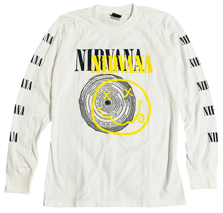 楽天市場】Nirvana ニルバーナ tシャツ 長袖 ロンT ロングTシャツ  