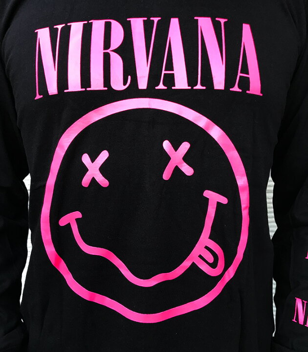 楽天市場】NIRVANA Tシャツ ニルバーナ ニルヴァーナ ロングTシャツ 