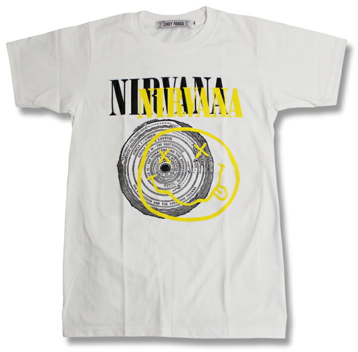 楽天市場】ロックTシャツ Nirvana Tシャツ ニルヴァーナ バンドTシャツ 