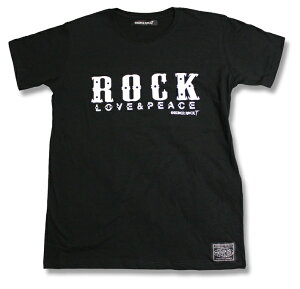 LOVE & PEACE ROCK T�V���c �I���W�i�� �o���hT�V���c ���b�NT�V���c ROCK BAND T-SHIRTS �����Y ���f�B�[�X ���j�Z�b�N�X ���u �A���h �s�[�X love&peace ����t�V���c �t�@�b�V���� fashion GOLDEN ROCK T ������