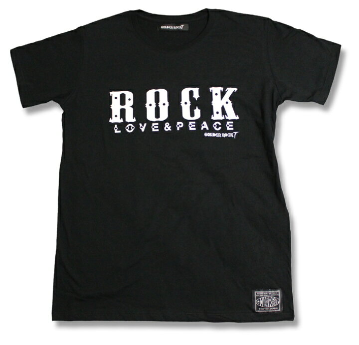 楽天市場】LOVE & PEACE ROCK Tシャツ オリジナル バンドTシャツ  