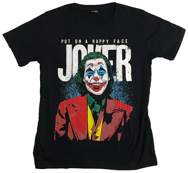 楽天市場 Joker Tシャツ ジョーカー Tシャツ 映画tシャツ 映画 Tシャツ Movie Tシャツ スーサイド スクワッド Suicide Squad Batman バットマン ロックtシャツ バンドtシャツ Rock Band T Shirts バンド Tシャツ ロック Tシャツ ハロウィン Halloween