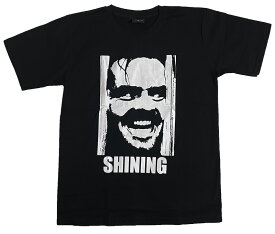映画 tシャツ SHINING シャイニング ジャック・ニコルソン Jack Nicholson MOVIE ホラー 【ロックtシャツ】 【バンドtシャツ】 ROCK BAND T-SHIRTS Tシャツ メンズ レディース ユニセックス 半袖 S-XL 黒