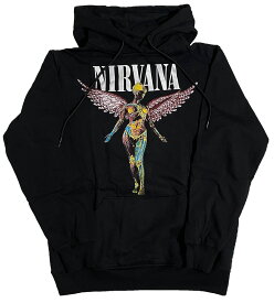 NIRVANA パーカー ニルバーナ パーカー ニルヴァーナ パーカ スウェット In Utero バンドTシャツ ロックTシャツ ユニセックス ROCK BAND T-SHIRTS　ロックパーカー プルオーバー parka メンズ レディース キッズ プルオーバー トレーナー フーディー hoodie MIU404