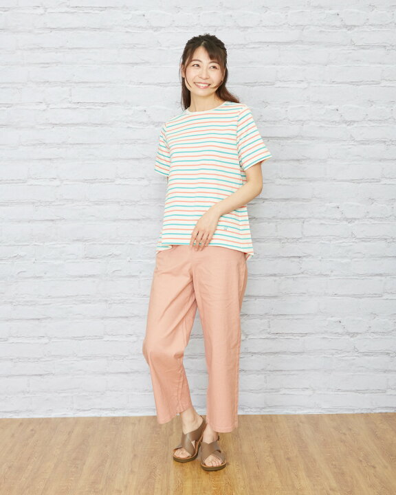 【50%OFF】セミワイドパンツ/レディース/467H5710ギフト包装無料 61-70 ゴールデンベア Golden Bear ゴールデンベアストア ゴールデンベア ワイドパンツ からし色