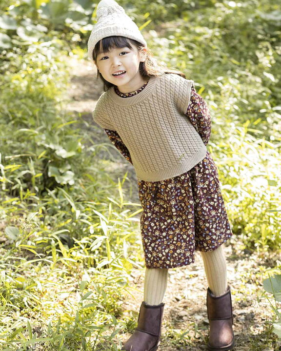 楽天市場】【50％OFF】ベスト付きワンピース/女の子/セール/202JD852 