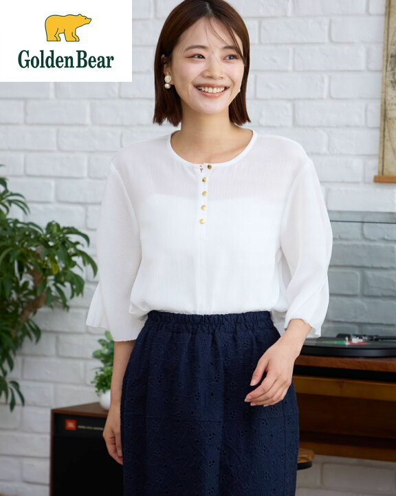 楽天市場】【50％OFF】【公式】ヘンリーネックブラウス/ウィメンズ 
