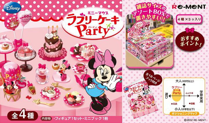 楽天市場】リーメント ディズニー ミニーマウスラブリーケーキ  