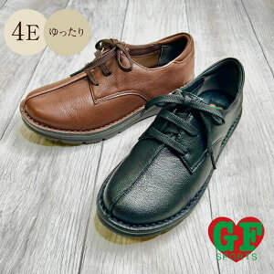 ウォーキングシューズ コンフォート 幅広 4E【ゴールデンフット】 本革 山羊革 レザー 履きやすい 歩きやすい 疲れにくい 婦人靴 レディースシューズ