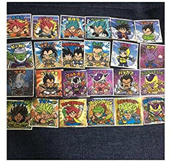 楽天市場】ドラゴンボールマンチョコ超 シール 全24種 フルコンプ 