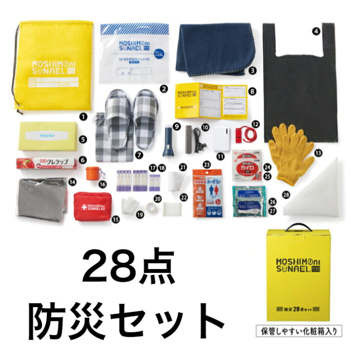 楽天市場】防災セット 28点 防災グッズ 防災バッグ 防災用品 避難 