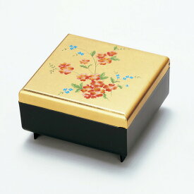 雅宝石箱 「花みずき」 鏡付き ジュエリーBOX アクセサリーBOX 金沢箔工芸品 ギフト包装 のし 対応 アクセサリーケース 小物入れ プレゼント 工芸品 お祝い