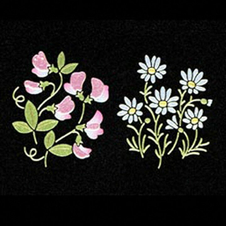 楽天市場 蒔絵シール 豆の花とマーガレット花柄ｂ 携帯電話 スマホ 食器 デコレーション レジンアート クラフト アイコス 金沢土産 レジン Diy ネコポス ゆうメール可 金箔屋さくだ